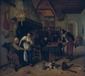 The Double Game by Jan Havickszoon Steen